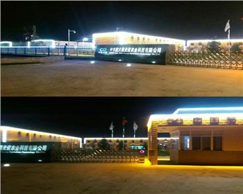 廠區(qū)樓宇亮化-陜西省渭南市大荔縣亮化項目