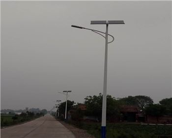 農(nóng)村太陽能路燈-甘肅慶陽路燈項(xiàng)目